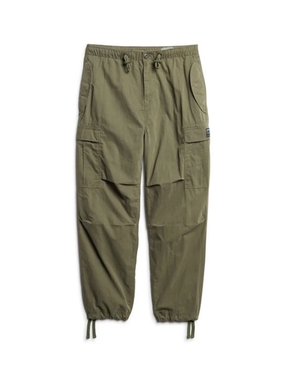 Superdry womens 32 x 32 parachute grip olive green cargo trouser pants EUC